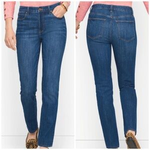 Talbots Women’s Straight Leg Stretch Jeans 8 Medium Wash